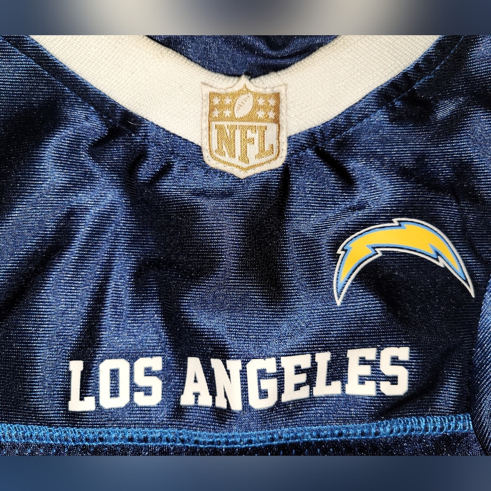 Los Angeles Chargers NFL Dog Jersey Size XL (up to 60lb)